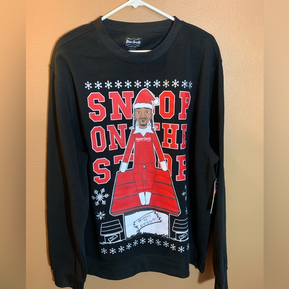 Snoop on the Stoop Christmas Elf Sweatshirt by Dogg Supply NWT - Picture 2 of 8